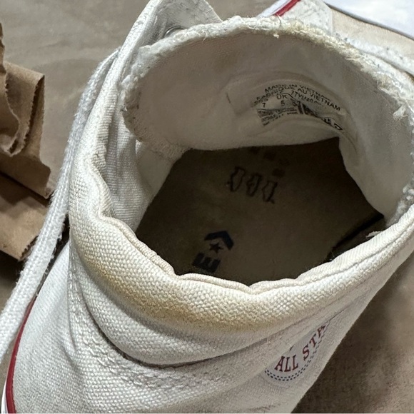 Converse Chuck Taylor All Star Madison Mid Sneakers White Size 7 - Picture 13 of 13